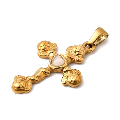 304 Stainless Steel Pendants STAS-B094-36G-1