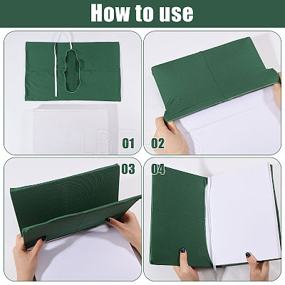 Polyester Book Cover OFST-WH0004-144N-1