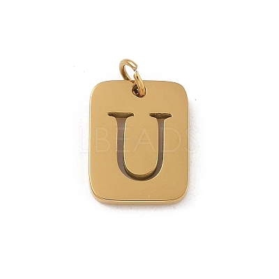 304 Stainless Steel Charms LS-STAS-R001-01G-U-1