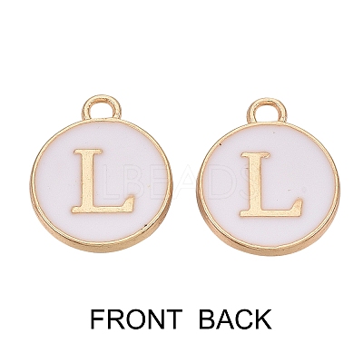 Golden Plated Enamel Alloy Charms ENAM-SZ0001-26A-L-1