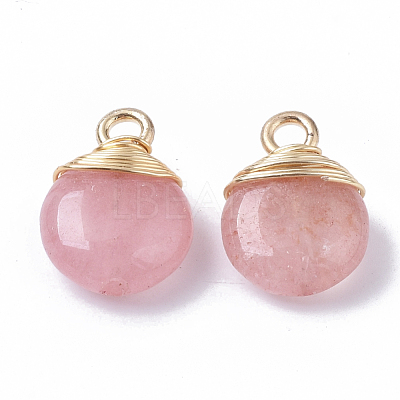 Natural White Jade Pendants G-S359-021F-1