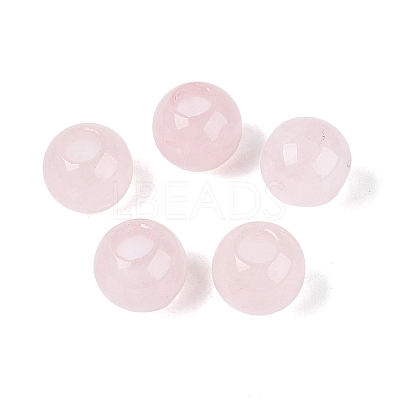 Natural Rose Quartz European Beads G-Q602-09A-07-1