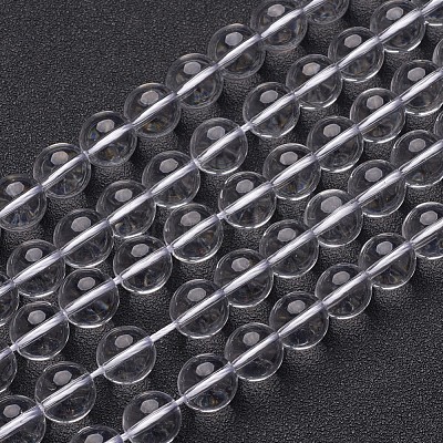 Synthetic Quartz Crystal Beads Strands GSR4mmA039-1-1