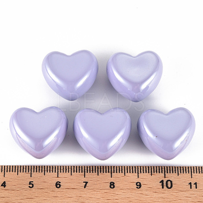 Opaque Acrylic European Beads MACR-S372-03B-47-1