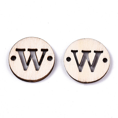 Unfinished Natural Poplar Wood Links Connectors WOOD-S045-140A-01W-1