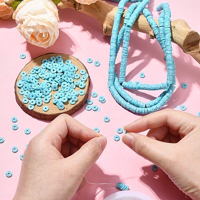 7 Strands 2 Styles Handmade Polymer Clay Beads CLAY-CJ0001-82-1