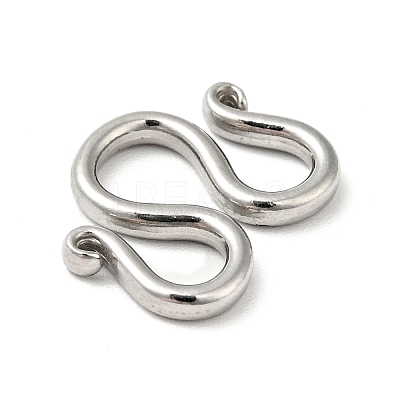 Non-Tarnish 304 Stainless Steel Clasps STAS-C056-14P-1