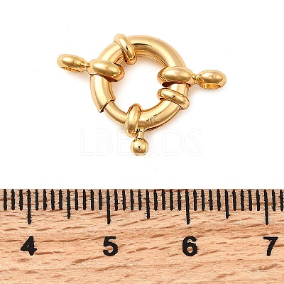 Brass Spring Ring Clasps KK-D407-01G-C-1