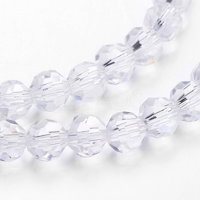 Transparent Glass Bead Strands LS-GLAA-G013-10mm-72-1