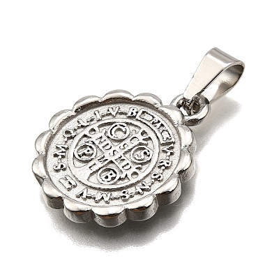 304 Stainless Steel Pendants STAS-B086-10A-P-1