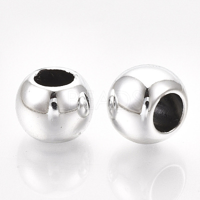 UV Plating ABS Plastic European Beads X-CCB-S162-28H-04-1