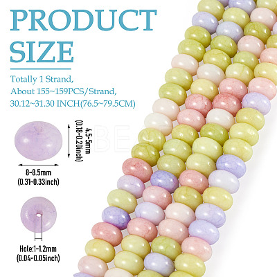 1 Strand Glass Beads Strands GLAA-TADJ0001-06J-1