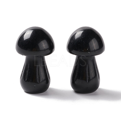 Natural Obsidian GuaSha Stone G-A205-25G-1