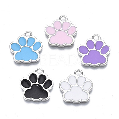Alloy Enamel Pendants ENAM-T016-22P-RS-1