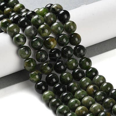 Natural Green Diopside Beads Strands G-NH0031-01B-1