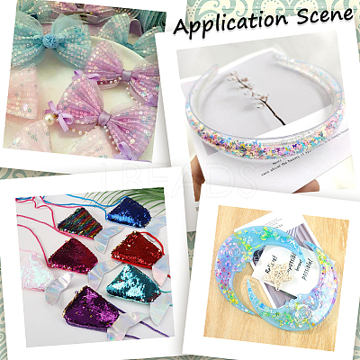 100G Plastic Sequins Beads PVC-CP0001-01A-1
