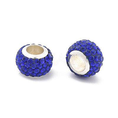 Rondelle Polymer Clay European Beads FIND-U001-01L-1
