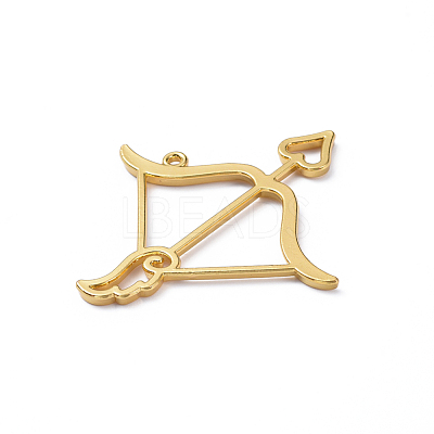 Zinc Alloy Open Back Bezel Pendants X-PALLOY-D580-05G-F-1