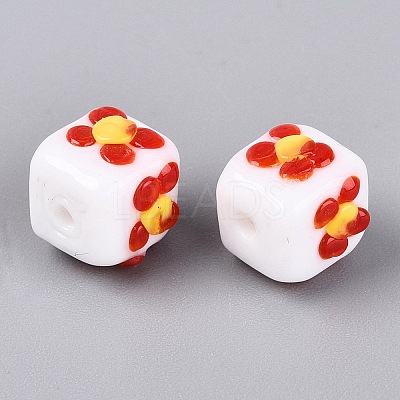 Handmade Bumpy Lampwork Beads LAMP-N042-22A-1