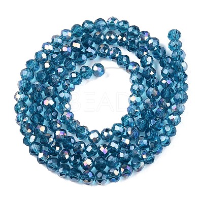 Electroplate Glass Beads Strands LS-EGLA-A044-T3mm-B27-1
