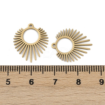 201 Stainless Steel Pendants STAS-U052-02E-G-1