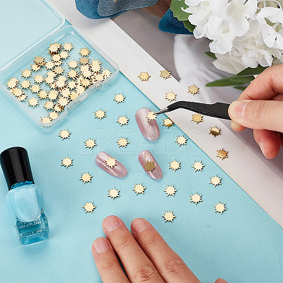 Brass Cabochons KK-OC0001-38F-1