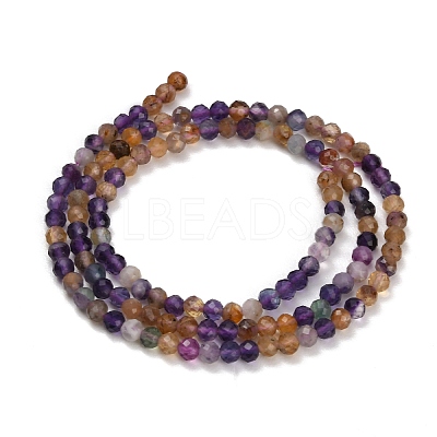 Natural Purple Fluorite Beads Strands GG-CBA753B-A01-3mm-1