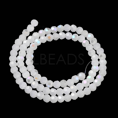 Imitation Jade Glass Beads Strands X-EGLA-A035-J4mm-L05-1