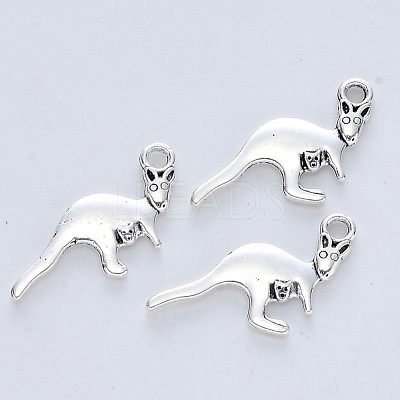 Tibetan Style Alloy Pendants TIBE-R316-070AS-RS-1
