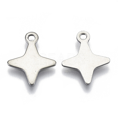 Non-Tarnish 201 Stainless Steel Pendants STAS-R116-044-1