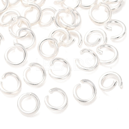 Brass Open Jump Rings KK-G604-08S-21-1