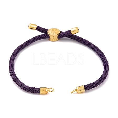 Nylon Cords Bracelet Makings Fit for Connector Charms AJEW-P116-01G-28-1