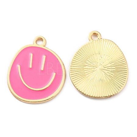 Alloy Enamel Pendants X-ENAM-D051-18G-04-1