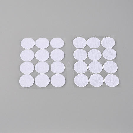 Flat Round Coins Hook and Loop Self Adhesive PJ-TAC0003-02A-1
