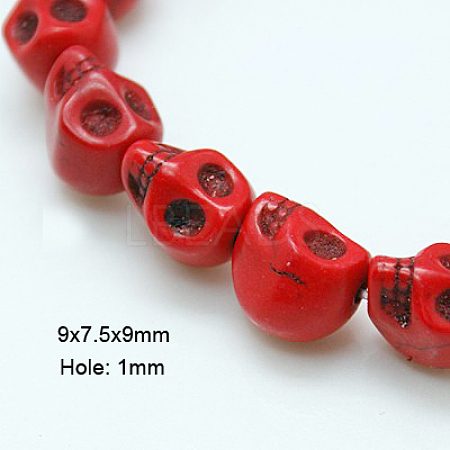 Synthetic Howlite Beads X-TURQ-E006-01-1