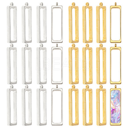 48Pcs 2 Colors Alloy Pendants FIND-CA0011-39-1