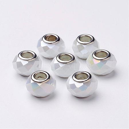 Glass European Beads GPDL-H008-3-1