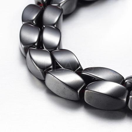 Original Magnetic Synthetic Hematite Bead Strands G-A164-06-1