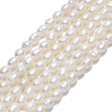 Natural Cultured Freshwater Pearl Beads Strands PEAR-J006-08C-01-1