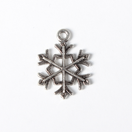 Tibetan Style Alloy Pendants TIBEP-GC114-AS-RS-1