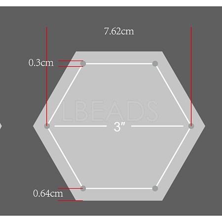 Acrylic Transparent Pressure Plate LS-DIY-WH0158-46C-1