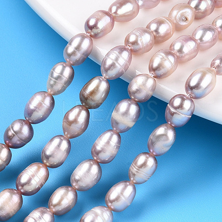 Natural Cultured Freshwater Pearl Beads Strands PEAR-N012-05P-1