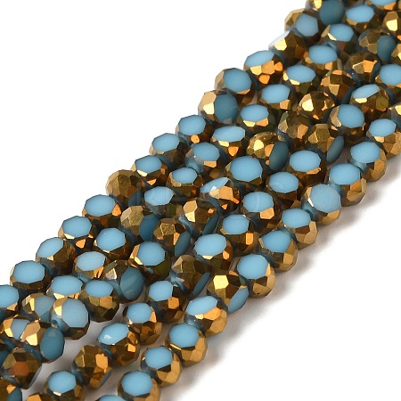Electroplate Glass Beads Strands EGLA-P061-01A-01-1