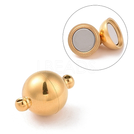 304 Stainless Steel Magnetic Clasps X-STAS-E049-12A-1
