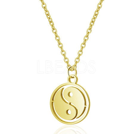 201 Stainless Steel Pendants Necklaces NJEW-S069-TN056-2-1