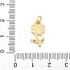 Brass Micro Pave Cubic Zirconia Pendants KK-F938-29G-01B-3