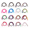 16 Bags 16 Style Metallic/Polyester/Organza/Yarn Cords Cords Hair Braiding String OHAR-KS0001-01-2