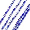Opaque Glass Beads Strands GLAA-P001-04A-05-1