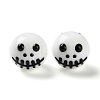 Halloween Themed Baking Paint Glass Beads Strands LAMP-L078-001A-2