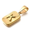 304 Stainless Steel Pendants STAS-S161-01K-G-2